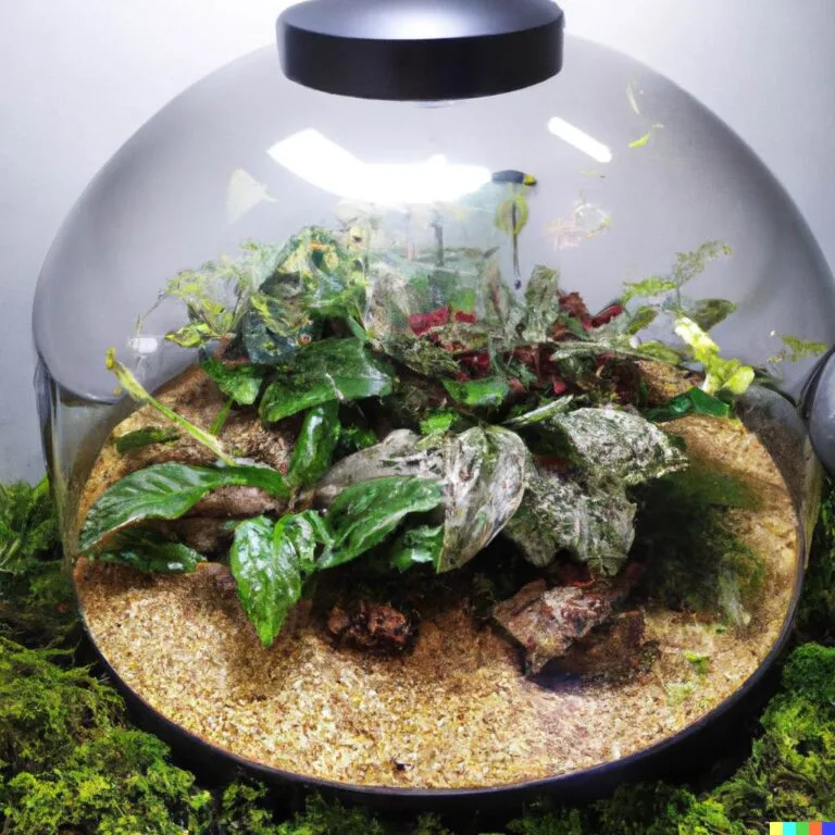 fittonia plants in terrariums