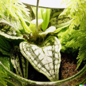 fittonia plants in terrariums