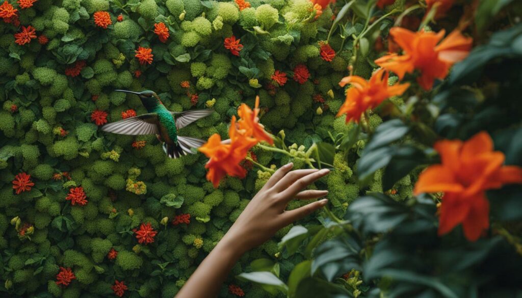 Choosing Plants for Your Hummingbird Vertical Garden