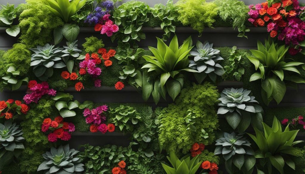 Faux Vertical Garden Wall