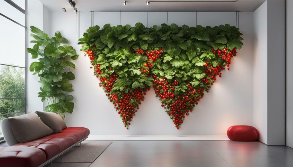 Indoor Vertical Strawberry Garden