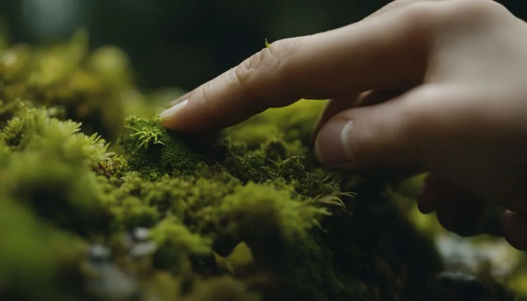Moss garden maintenance