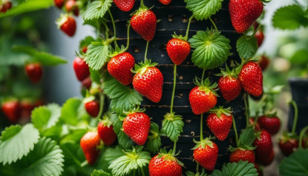Pest and Disease Management in Vertical Strawberry Gardens