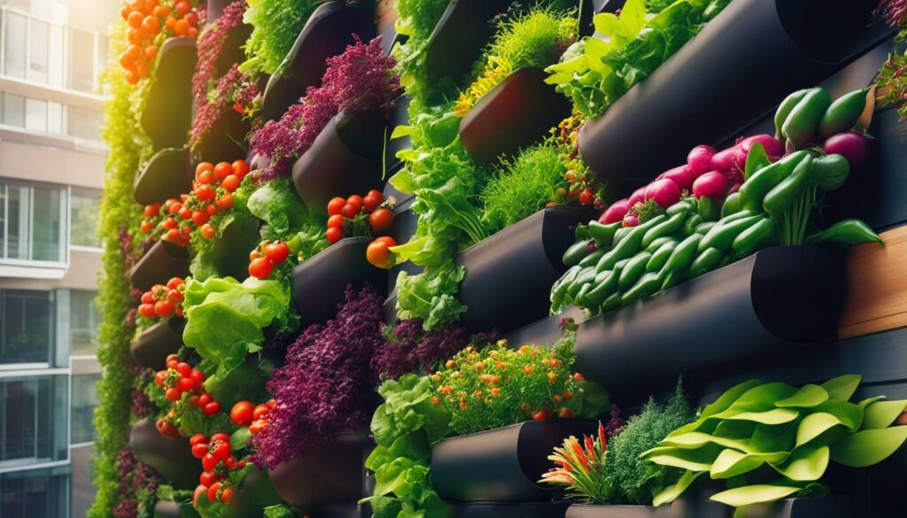 Plastic Gutter Vertical Vegetable Garden