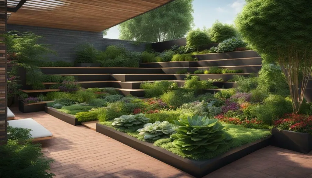 Pyramid-Shaped Raised Beds