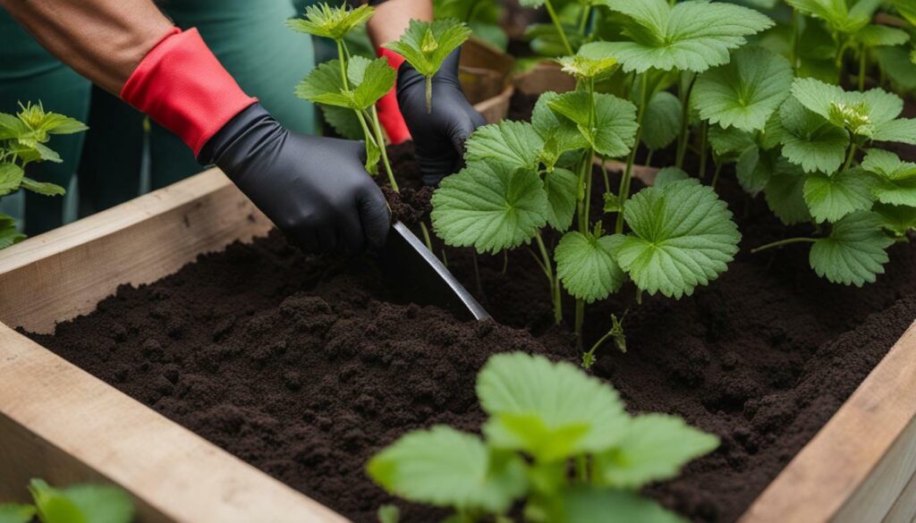 Soil Preparation for Strawberry Vertical Gardens