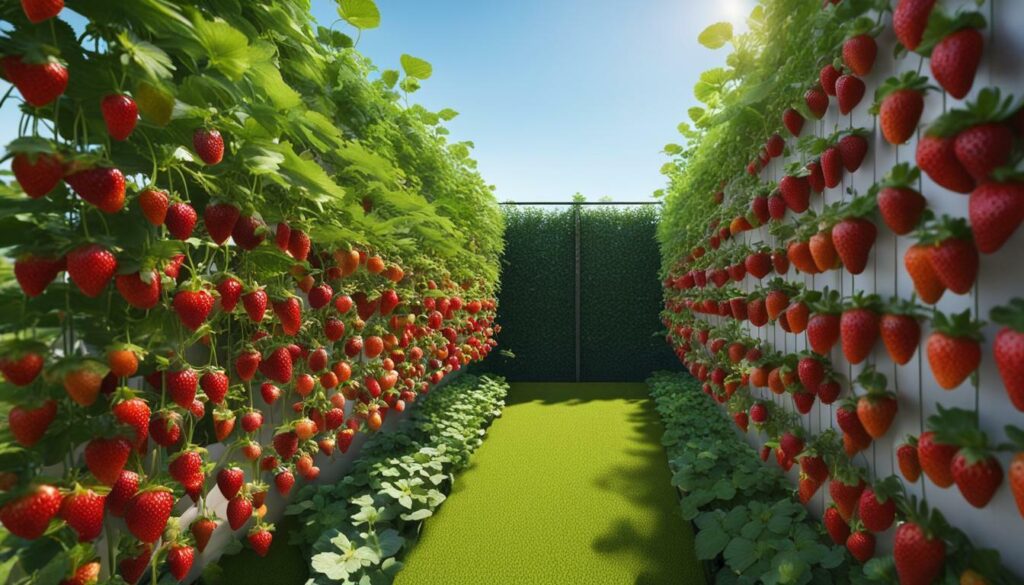Strawberry Vertical Garden
