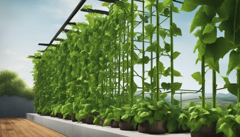 Vertical Garden Zucchini