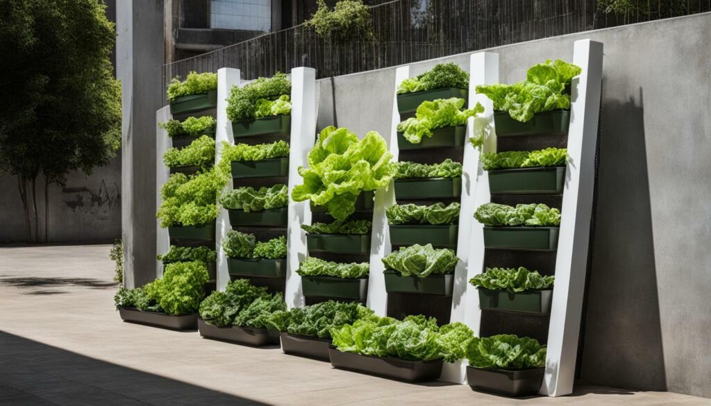 Vertical Lettuce Garden
