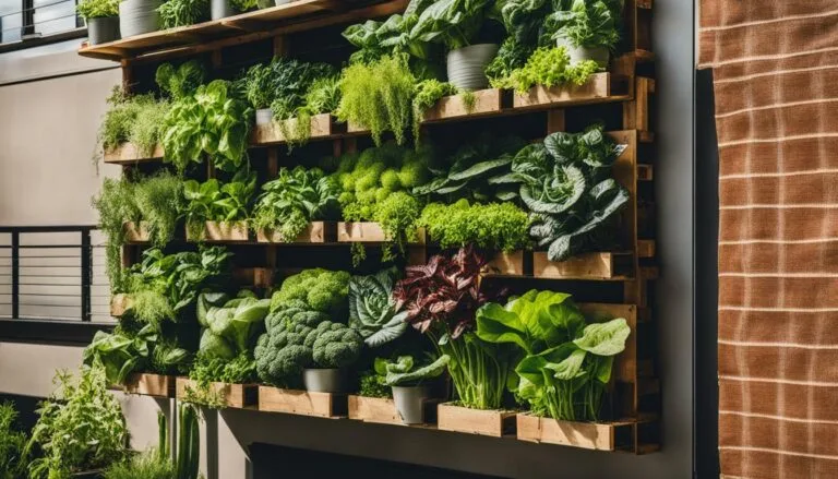 Vertical Pallet Vegetable Garden