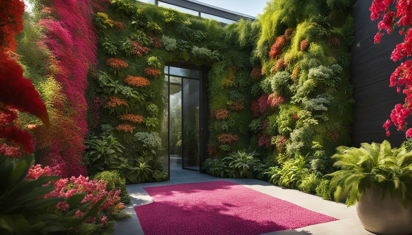 Zooey Deschanel's vertical garden project