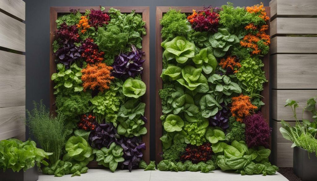 can you grow vegetables in a vertical garden