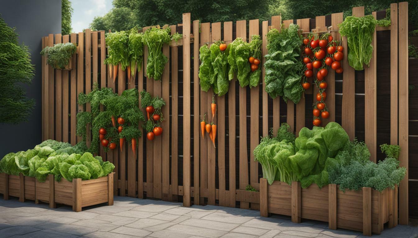 fence vertical vegetable garden