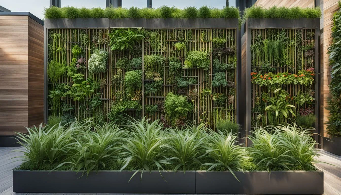 Gronomics vertical garden with irrigation