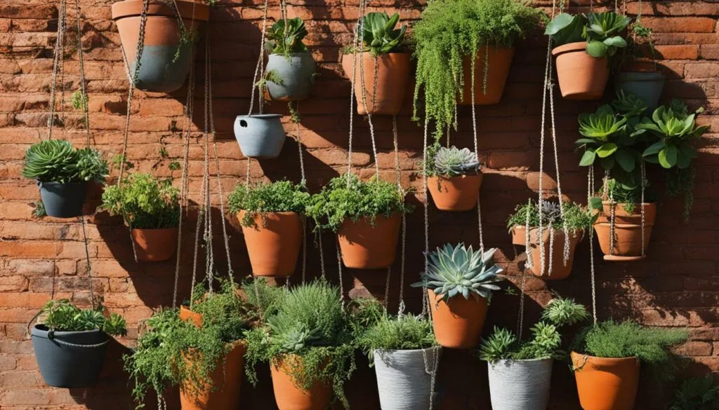 hanging pots