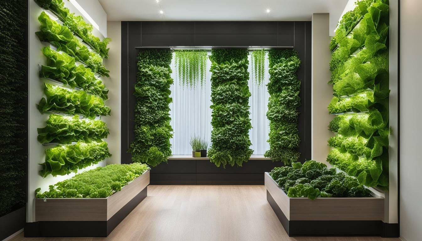 Picture of Efficient Vertical Garden for Lettuce: Maximize Your Green Space ...
