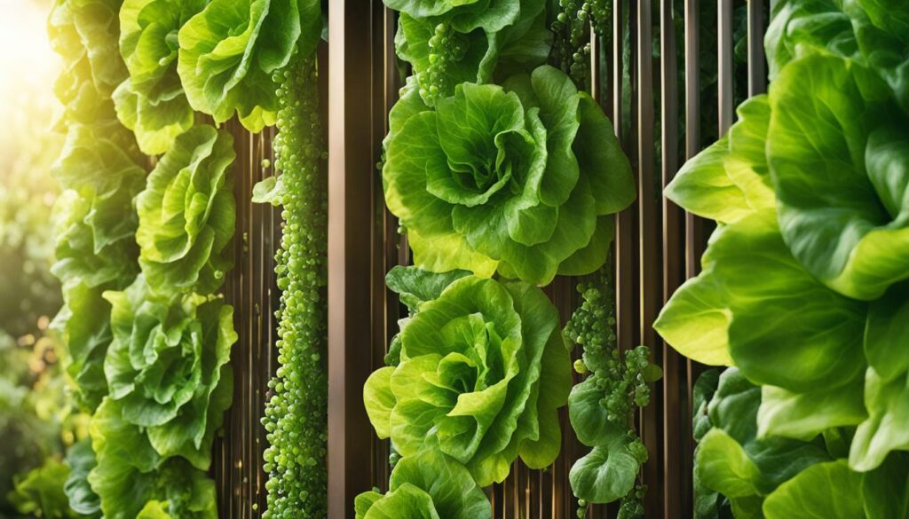lettuce grow vertical garden