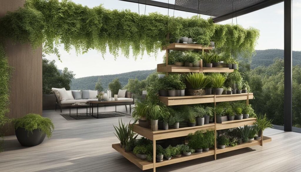 multi-tiered plant stand