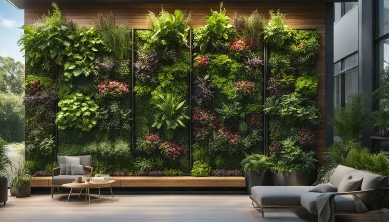 outdoor vertical garden system