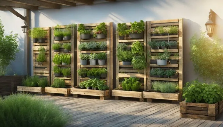 pallet vertical herb garden