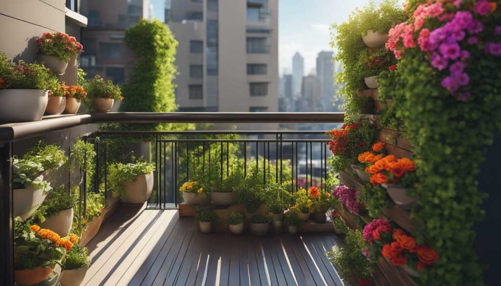 vertical garden balcony