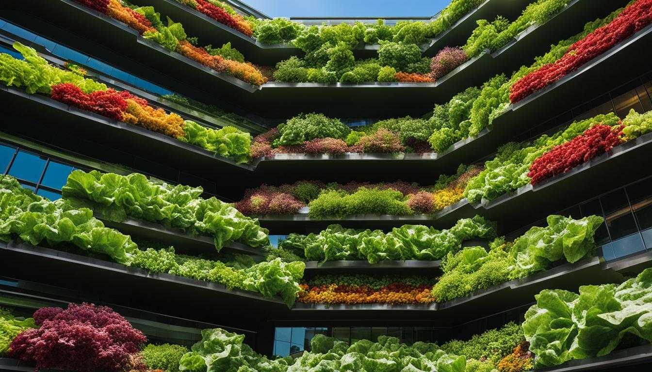 vertical garden for lettuce