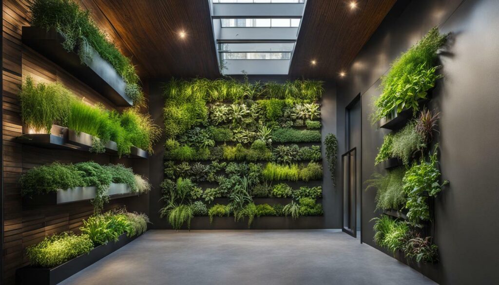 vertical herb garden
