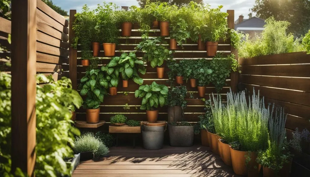 vertical herb garden vertical herb garden
