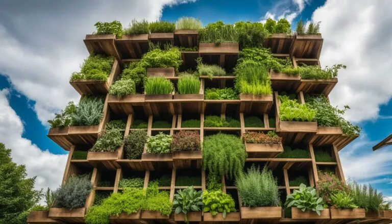 vertical herb garden