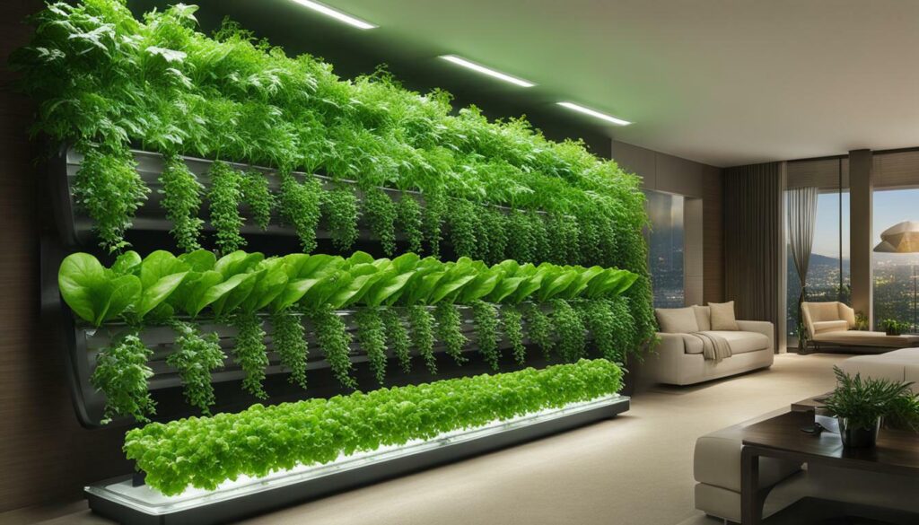vertical hydroponic garden system