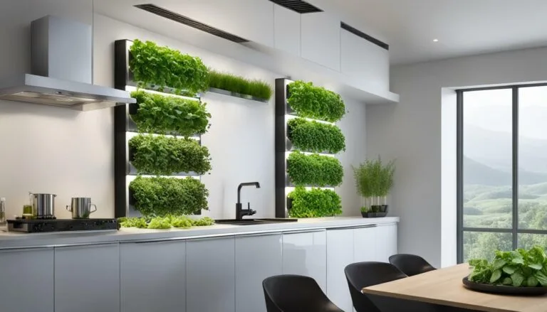 vertical hydroponic herb garden