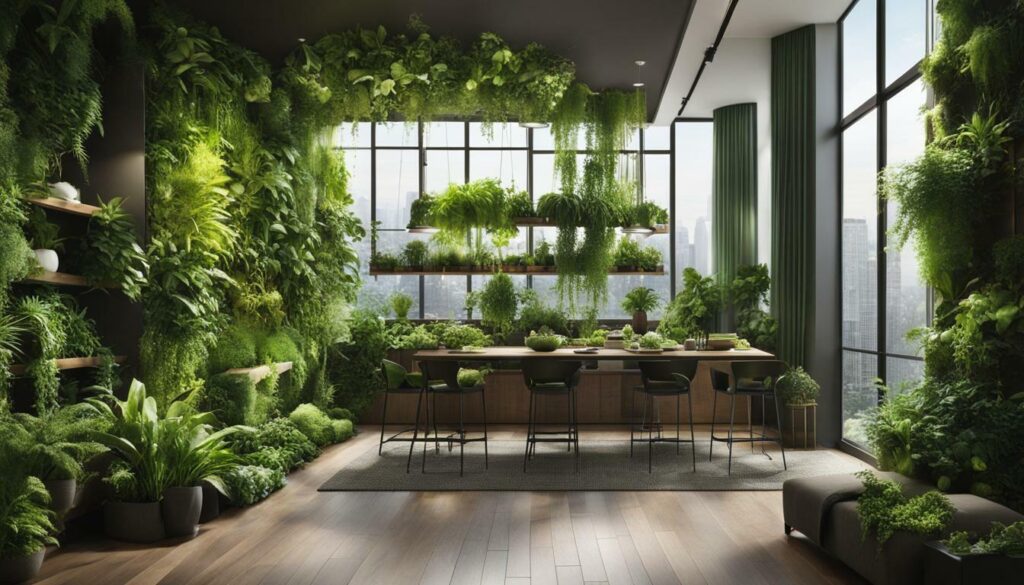 vertical indoor garden