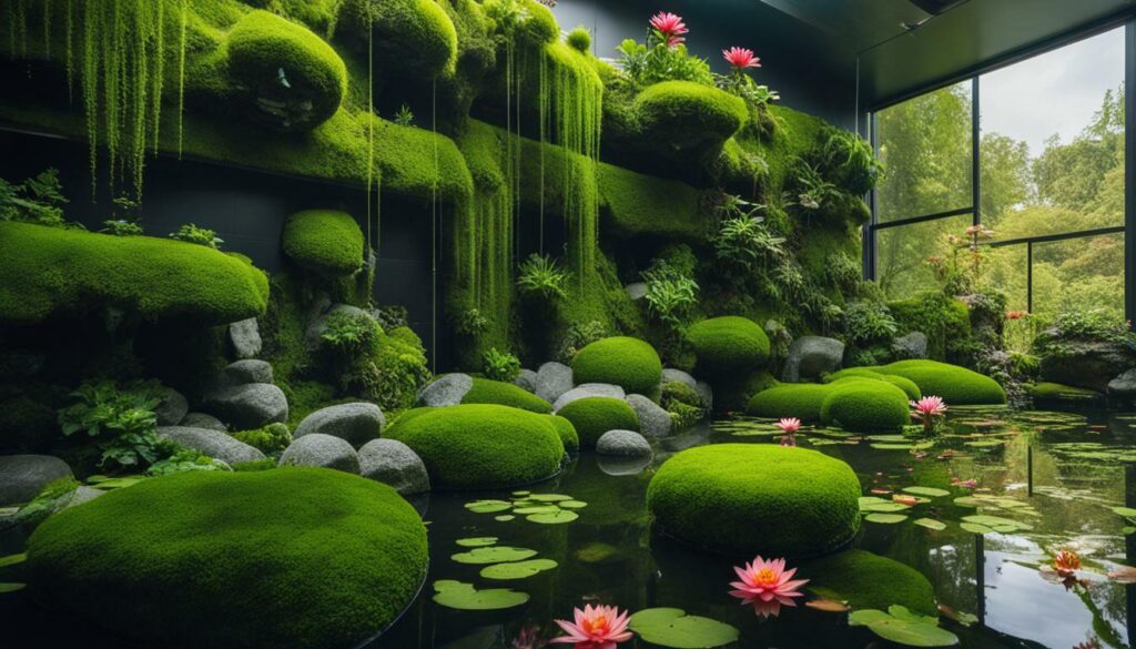 vertical moss garden