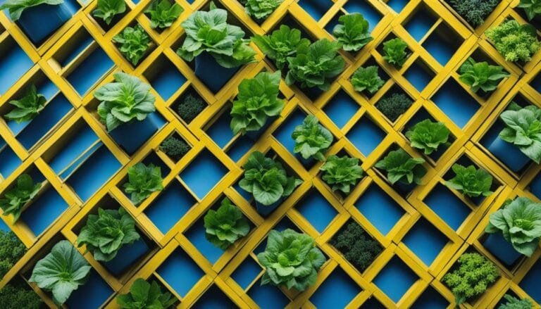 vertical zucchini garden