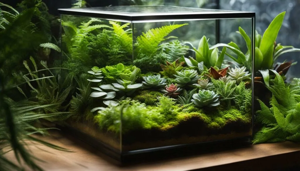Closed Terrarium Plants