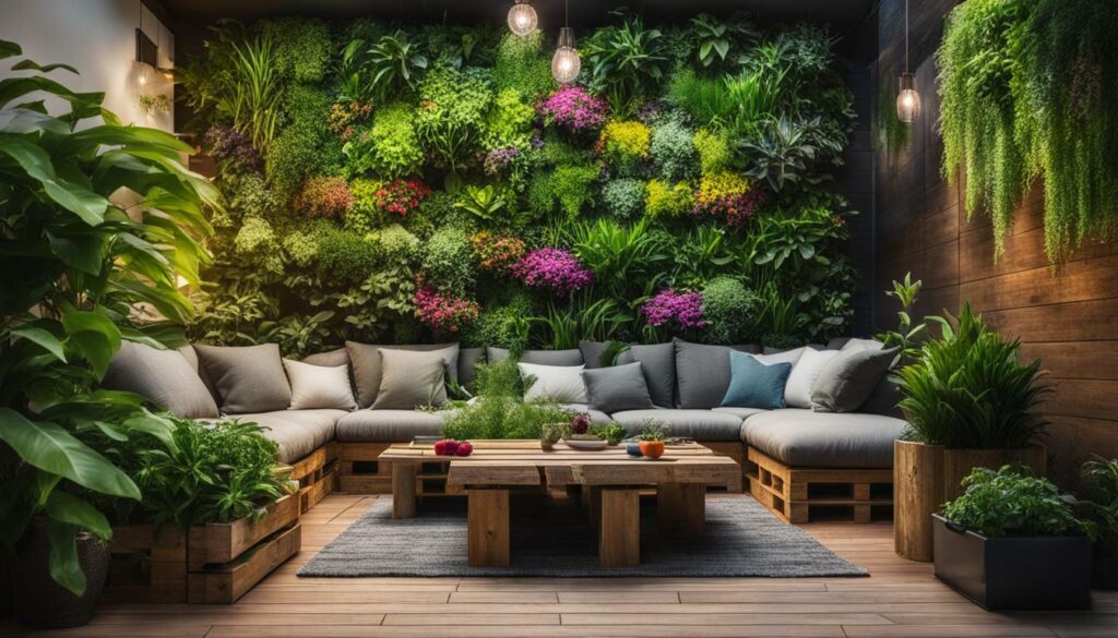 Creative Pallet Vertical Garden Inspiration