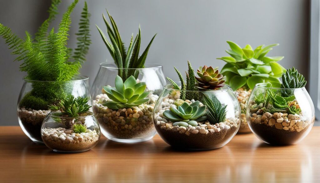 DIY terrarium containers