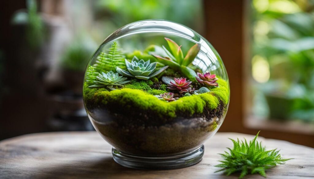 DIY terrarium plants