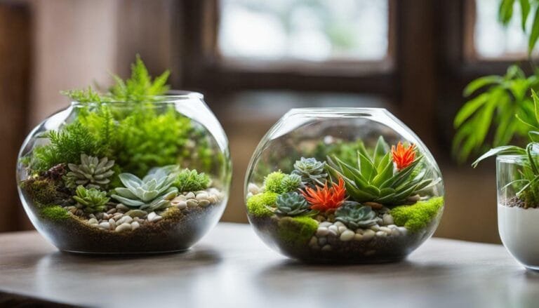 Inexpensive terrariums