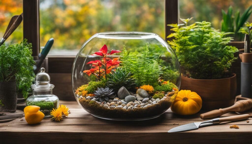Maintaining terrariums throughout the year