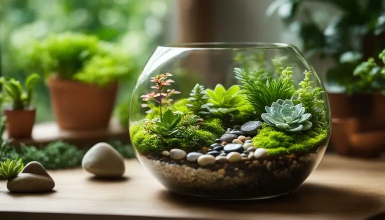 Miniature garden terrarium