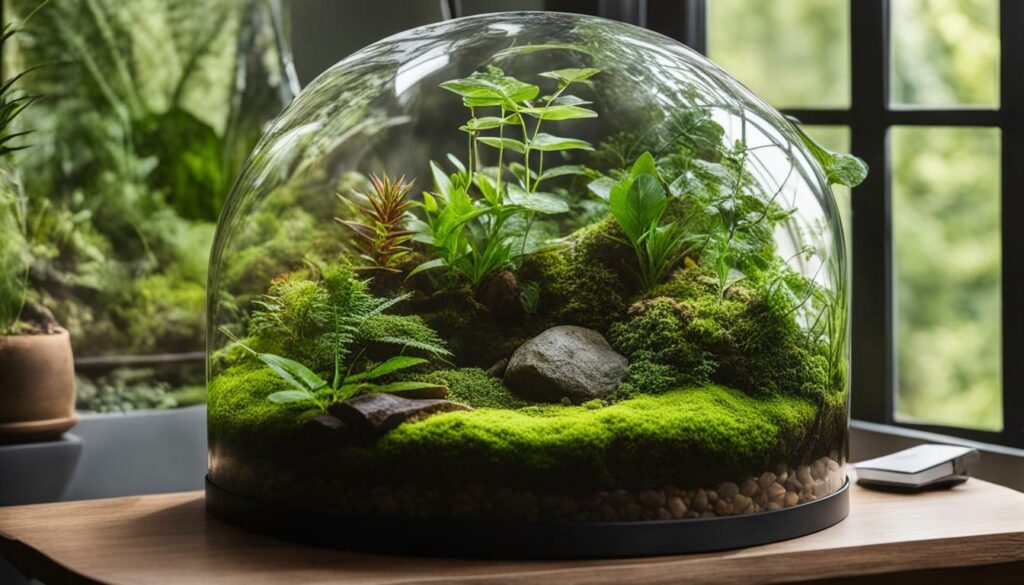 Optimal terrarium environment