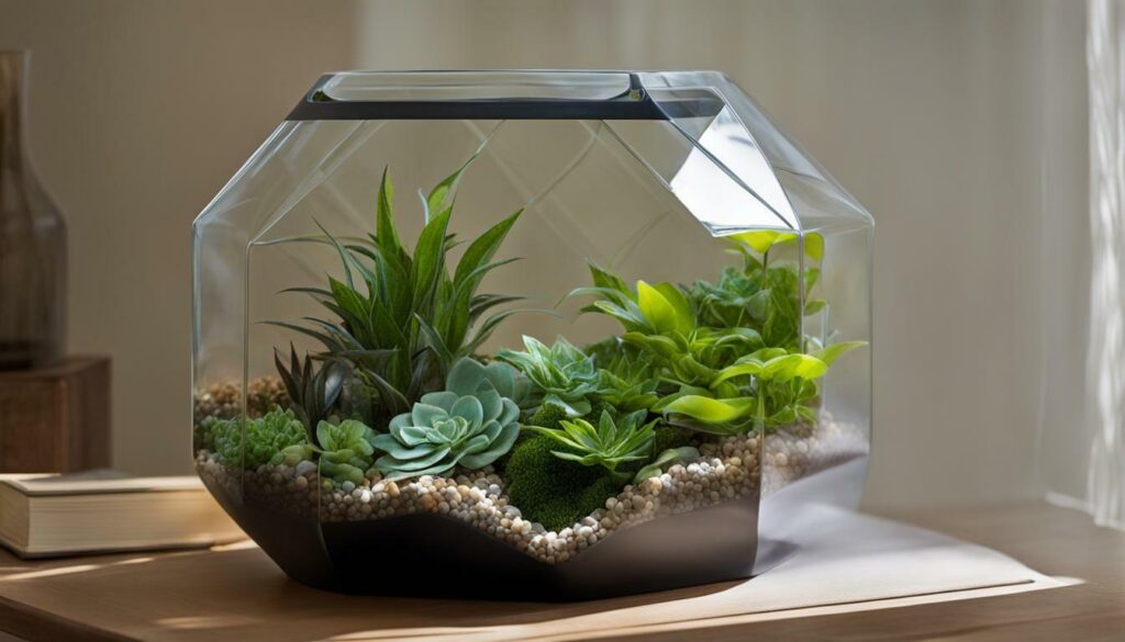 Plastic terrarium containers