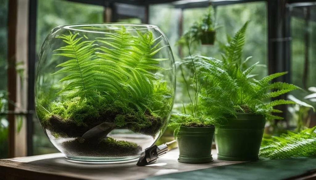 Pruning Overgrown Terrarium Plants Pruning Overgrown Terrarium Plants