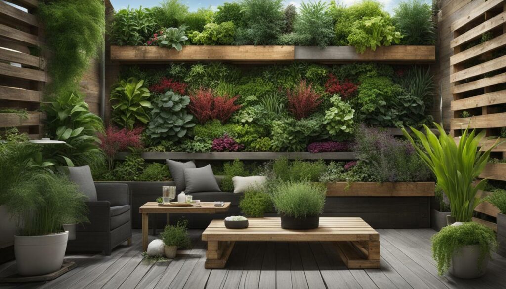 Selecting plants for a pallet vertical garden