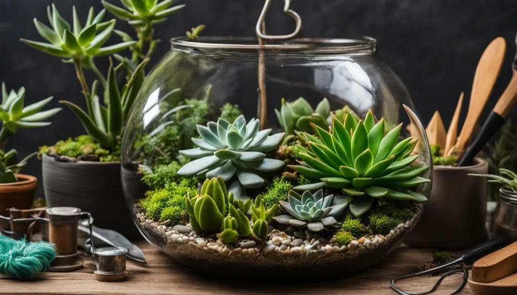 Succulent terrarium troubleshooting visual