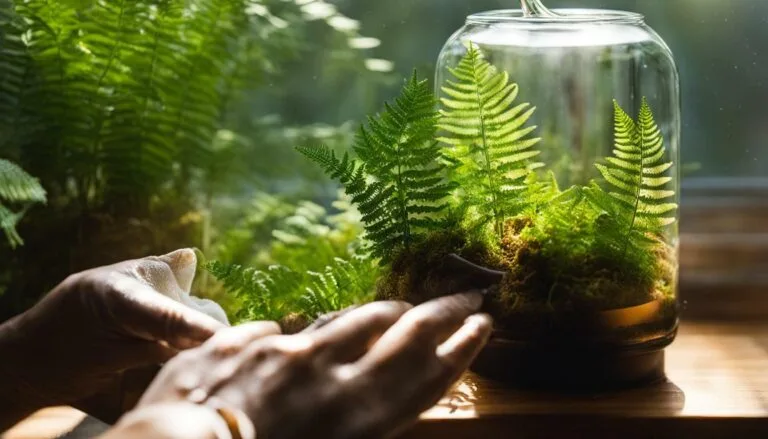 Terrarium Care Cleaning and dusting