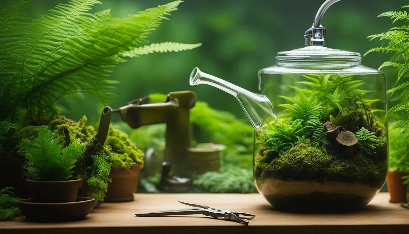 Terrarium Care Pruning and trimming