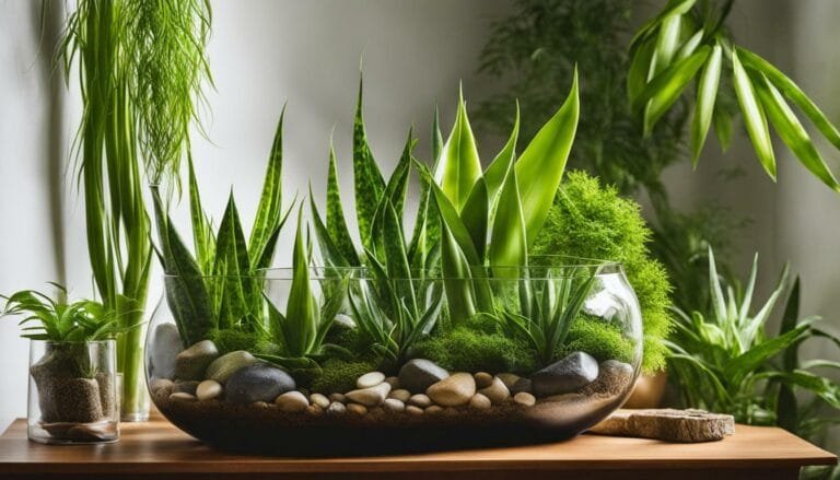 Terrarium Plants Snake plants