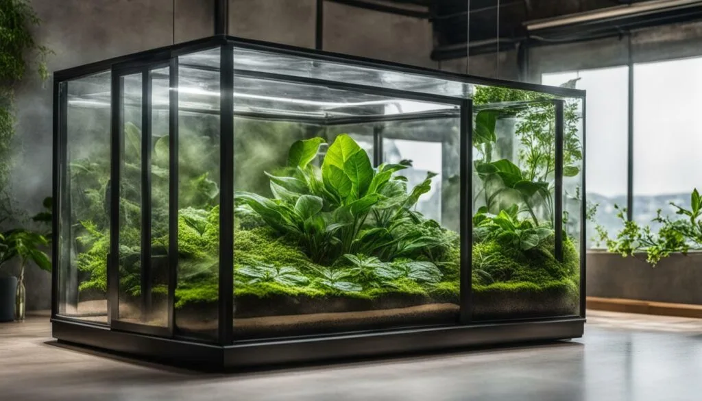 Terrarium Ventilation and soil moisture balance